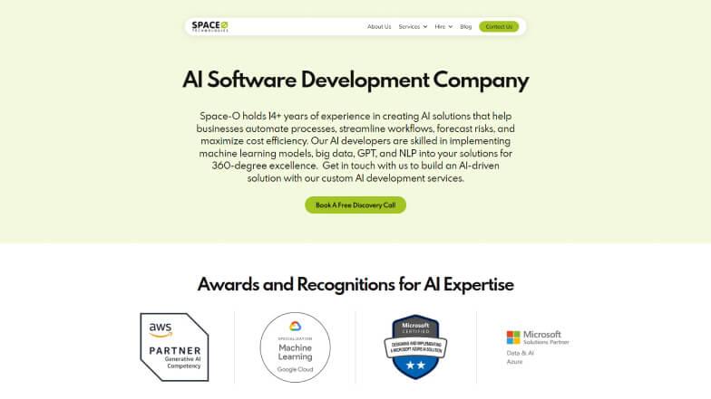 SpaceO - AI Software Development Services Provider