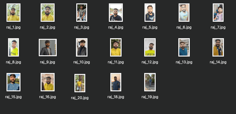 well-organized dataset featuring consistent image quality and a subject presentation